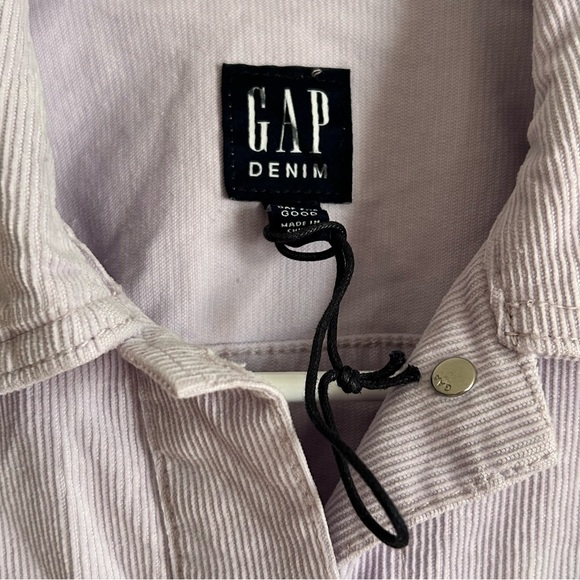 NWT GAP Lavender Corduroy Jacket - Picture 5 of 8